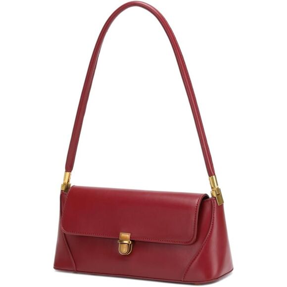 Women Red Imported Vintage Retro Classic Cute Hobo Tote Mini Clutch Bags - Picture 2 of 4